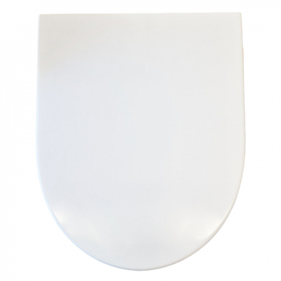 Geberit iCon Soft Close Lockable Quick Release Toilet Seat and Cover White 501.660.01.1