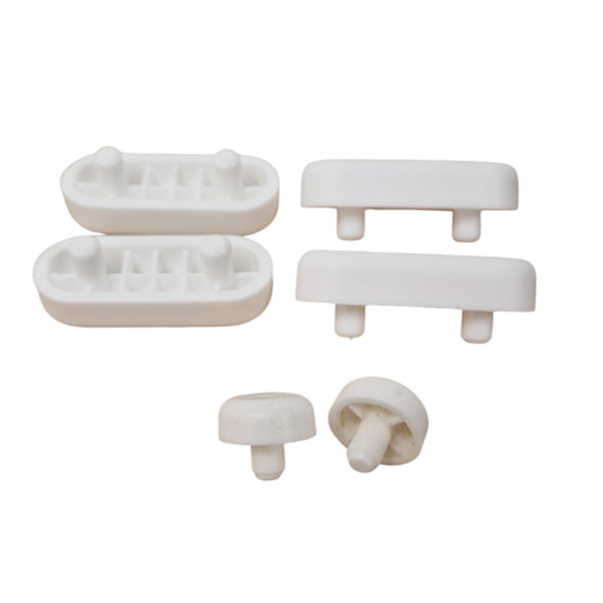 Choice 10mm Toilet Seat & Cover Buffer Set White 04015100-H10-54