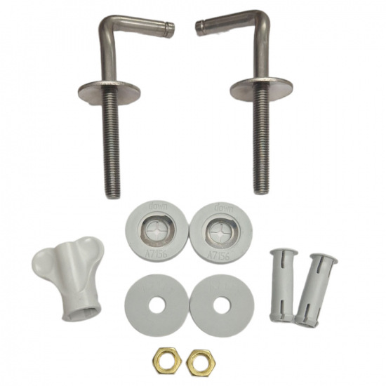 Pressalit Magnum 104 Bottom Fix Toilet Seat Hinge Set B33P999