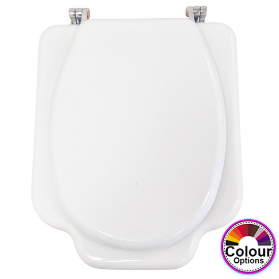 Globo Canova Mono Standard Close Toilet Seat & Cover Polyester Resin Colour Choice S420P01