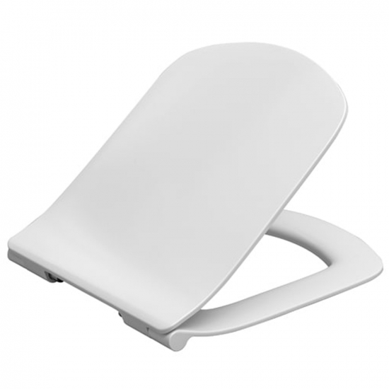 Roca Senso Slim Soft Close Quick Release Toilet Seat and Cover White Z801513001
