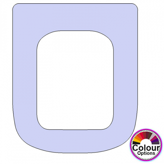 Wickes Renata Bespoke Made Standard Close Toilet Seat & Cover Lacquered Wood Colour Options CH-WIC-REN