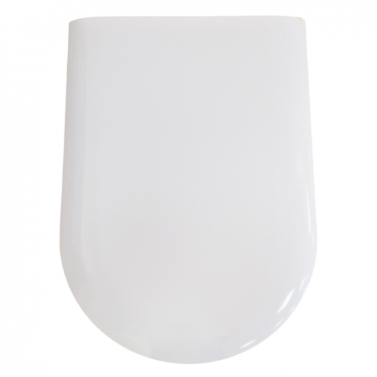 Azzurra Thin 56 Soft Close Toilet Seat & Cover White THI1856/F