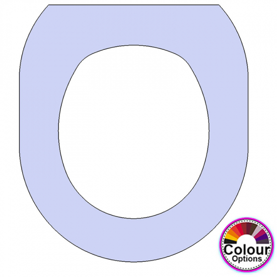 Porcelanosa Forma Round Bespoke Made Soft Close Toilet Seat & Cover Lacquered Wood Colour Options CHSC-POR-FOR