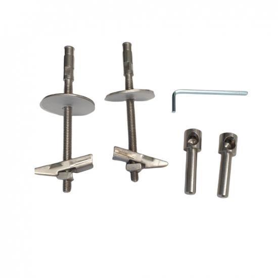 Ideal Standard Tesi/Ravenna Toilet Seat Hinge Set (Post Dec 2008) Chrome EV360AA