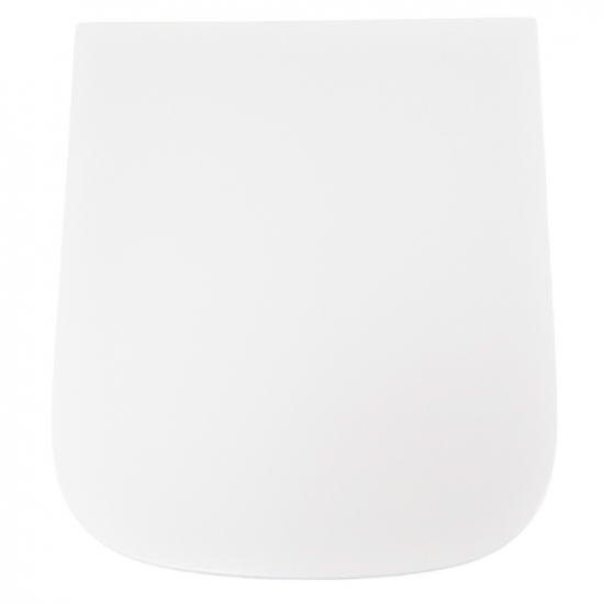 Rak Ceramics Series 600 Thin Soft-Close Toilet Seat & Cover With Quick Release White - RAKSEAT017
