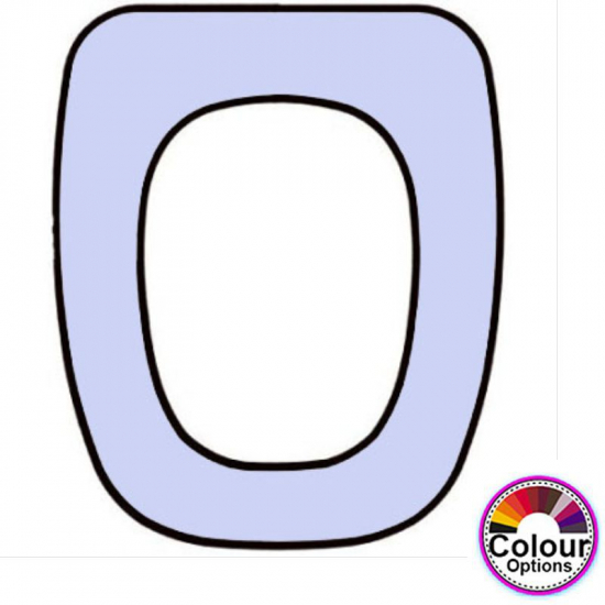 Warneton Monte Carlo Standard Close Replacement Toilet Seat & Cover Lacquered Wood CH-WAR-MON