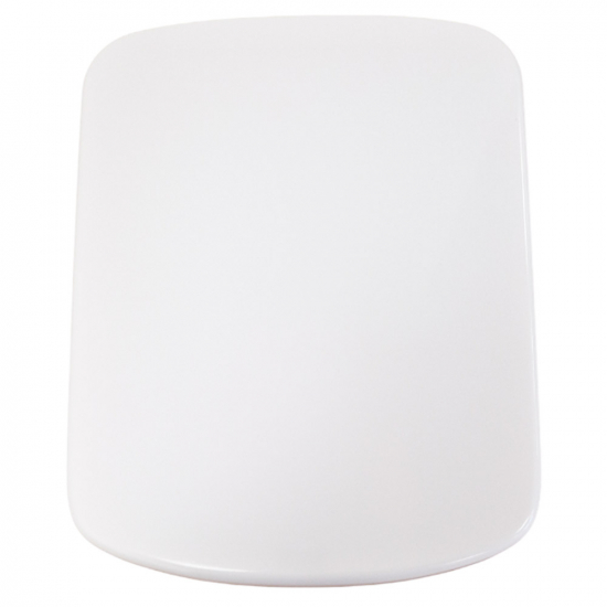 Geberit Selnova Square Standard Close Bottom Fix Toilet Seat & Cover White 500.332.01.1