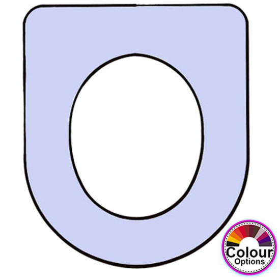 Twyford Entice (165mm) Standard Close Replacement Toilet Seat & Cover Lacquered Wood CH-TWY-E165