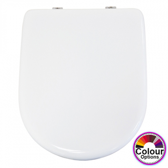 Eos Medea Standard Close Toilet Seat & Cover Polyester Resin Colour Options S503P06/I