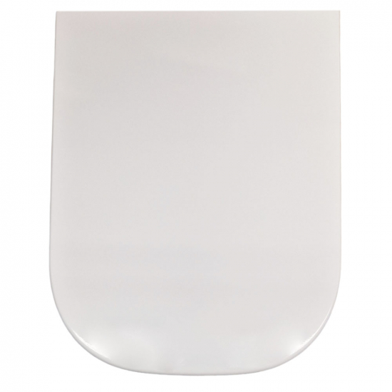 Roca The Gap Square Soft Close Toilet Seat & Cover White 801472004