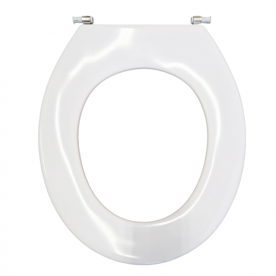 Pressalit Objecta Standard Close Bottom Fixing Toilet Seat Without Cover White 53011-UN3999