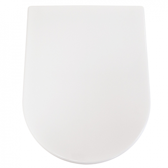 BagnoDesign Corsair Soft Close Wrapover Toilet Seat And Cover White BDS-COR-701024-A-WH