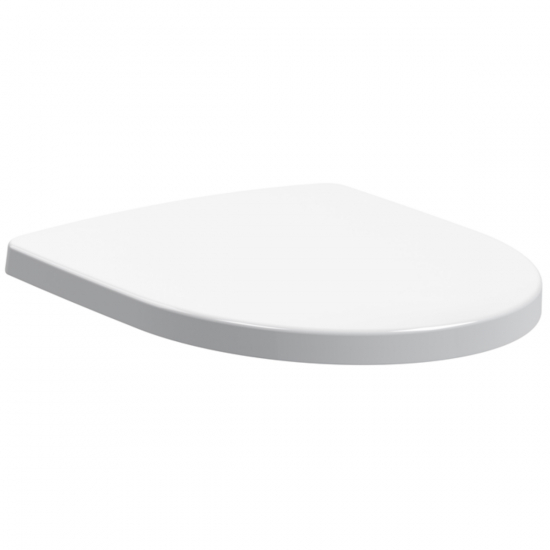 Nuie Round Wrapover Soft Close Quick Release Toilet Seat & Cover White NCG399