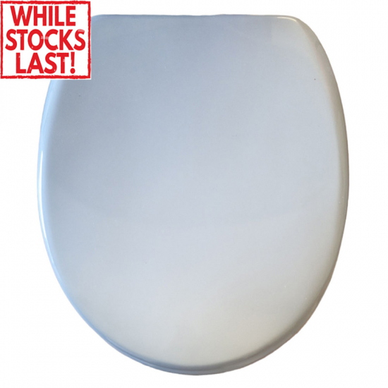 Pressalit Simply Standard Close Toilet Seat & Cover Two Tone Grey/Blue PRS-SIM-TTGB