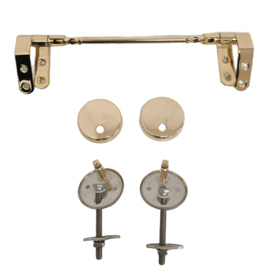 Choice Stainless Steel Bar Hinge Top Fixing 230 - Gold H3