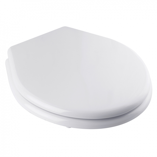 BagnoDesign Biarritz Standard Close Toilet Seat And Cover White BDS-RET-701020-A-WH