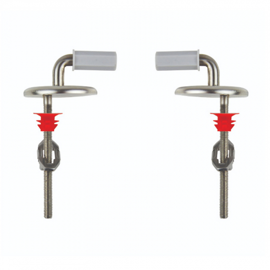 Celmac Adjustable Stainless Steel Top Fix Hinges Lock+ 20120344