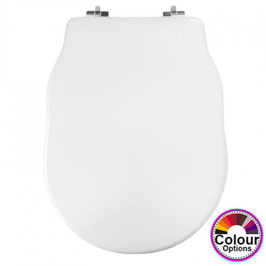 Eos Boheme Soft Close Toilet Seat & Cover Polyester Resin Colour Option S364PS06