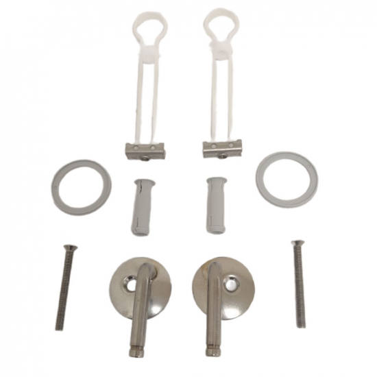 Villeroy & Boch Century Fixed Top Fix Toilet Seat Hinge Set 8843K061