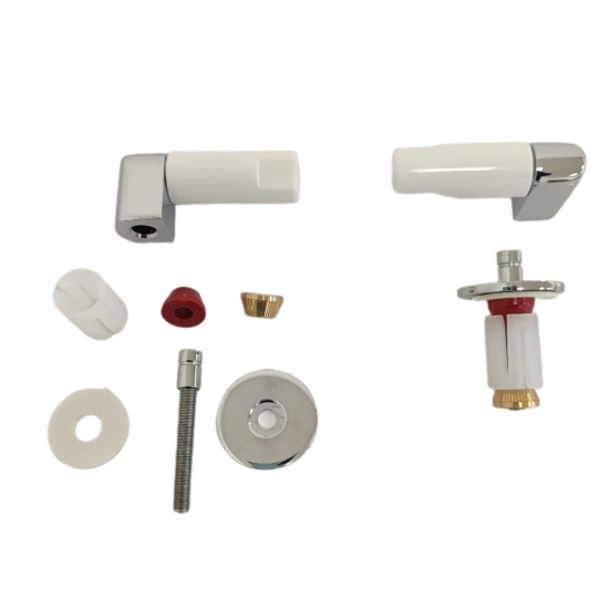 Gala Mid Standard Close Fixed Toilet Seat Hinge Set 5382600