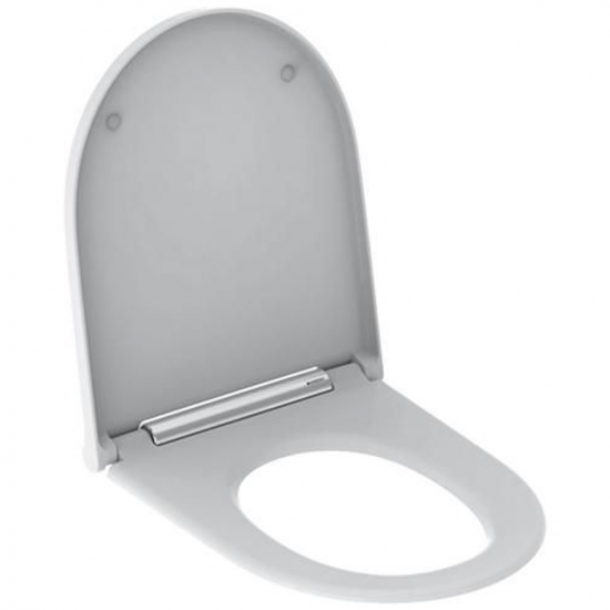 Geberit ONE Soft Close Quick Release Toilet Seat and Cover 243.989.21.2 - Gloss Chrome Plated