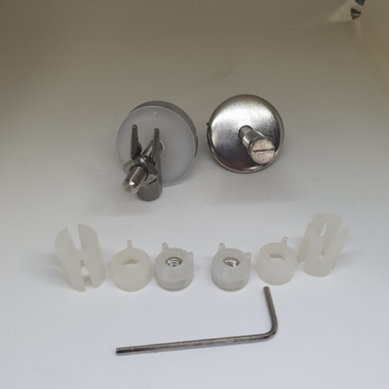 Sottini Isarca Standard Close Toilet Seat Hinge Set EW00867