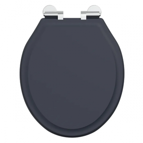 Tavistock Lansdown Soft Close Wooden Toilet Seat & Cover Dark Grey DC4004-SF