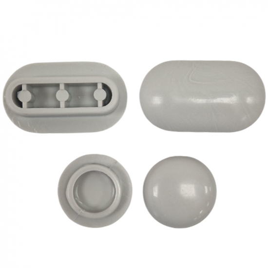 Catalano Velis57 5V57STF00 Replacement Toilet Seat & Cover Buffer Set Grey 5SETPARAVL
