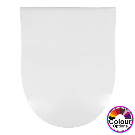 Pressalit Sway D Soft Close With Lift Off Top Fixing Toilet Seat & Cover White 934000-BL6999