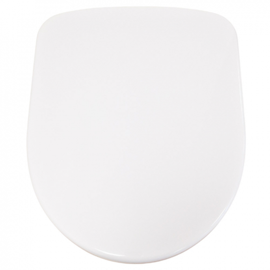 Geberit Selnova Round Bottom Fix Metal Hinge Toilet Seat and Cover 500.331.01.1 - White