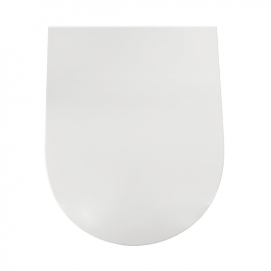 Roca The Gap Round Soft Closing Toilet Seat & Cover White A801D12001