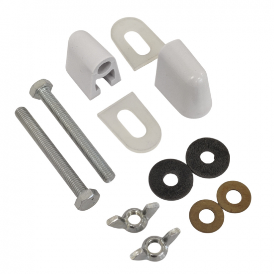 Celmac Bottom Fixing Universal Bakelite Toilet Seat Hinge Set Lavenderwater KMPP2-LAV