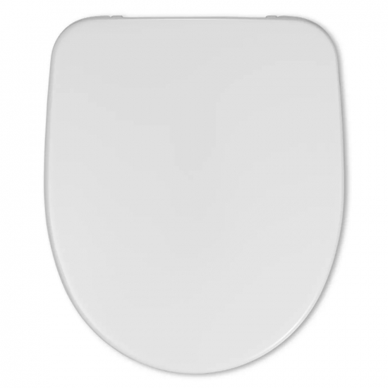 Lecico Malaga Space Saver Standard Close Toilet Seat & Cover White STWHSMG