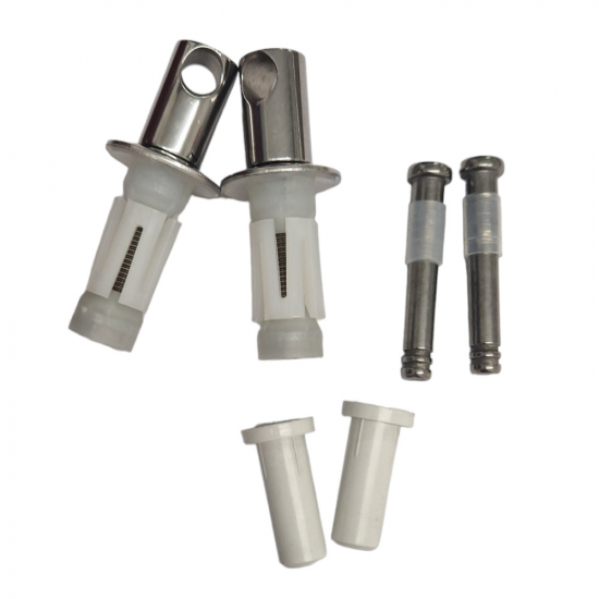 Sottini Celano Standard Close Toilet Seat Hinge Set Chrome J4555BJ