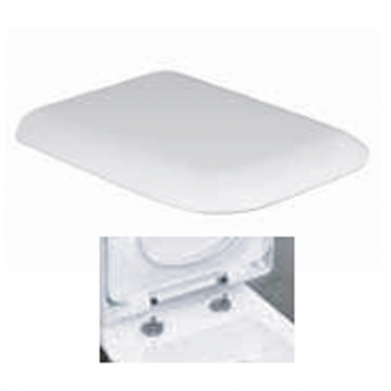 Azzurra Vaso Prua 52 Soft Close Quick Release Toilet Seat & Cover White PRU1800