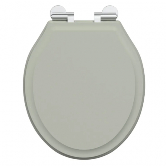 Tavistock Lansdown Soft Close Wooden Toilet Seat & Cover Pebble Grey DC4002-SF