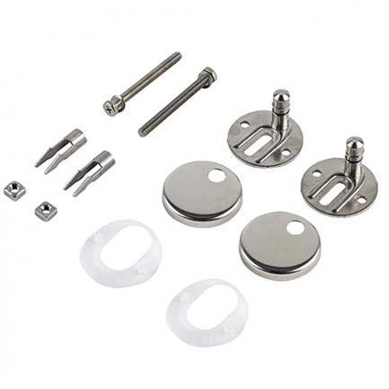 Sanindusa Look Soft Close Toilet Seat Hinge Set 2346111