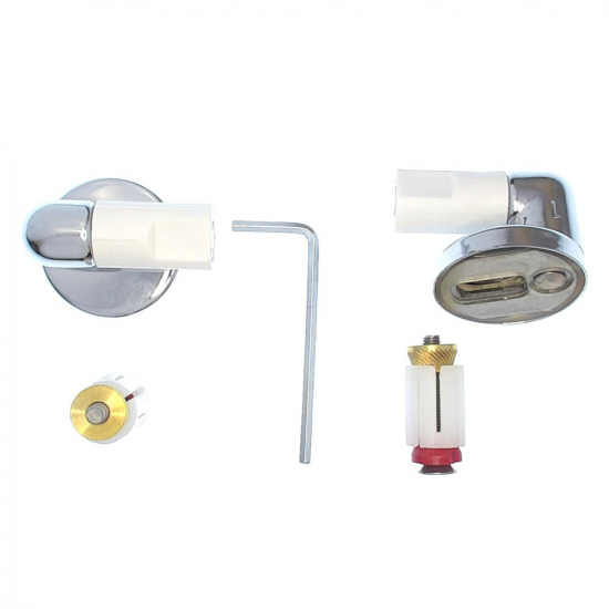 Gala Emma Standard Close Toilet Seat Hinge Set (Pre 2024) 5381100