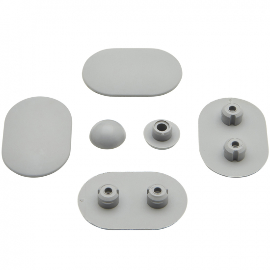 Ideal Standard Studio/Space Toilet Seat & Cover Buffer Set Grey EV15367