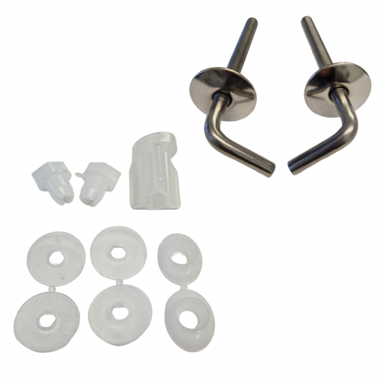 Duravit D-Code Vital Toilet Seat Hinge Set 0061731000