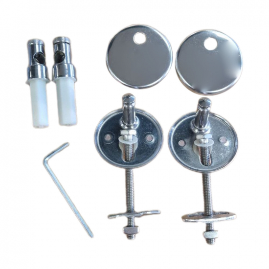 Choice Adjustable Soft Close Toilet Seat Hinge & Damper Set CH.HINGESET01