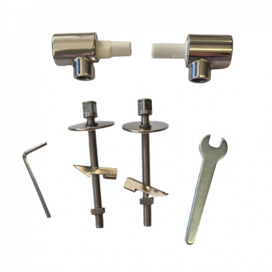 Ideal Standard Small+ Soft Close Toilet Seat Hinge Set Chrome T2105BJ