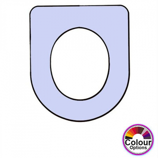 Vernon Tutbury Amari Standard Close Replacement Toilet Seat & Cover Lacquered Wood CH-VER-AMA