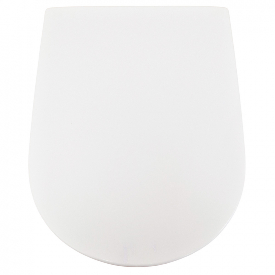 AXA DP Slim Soft Close Quick Release Toilet Seat & Cover Gloss White AF8401