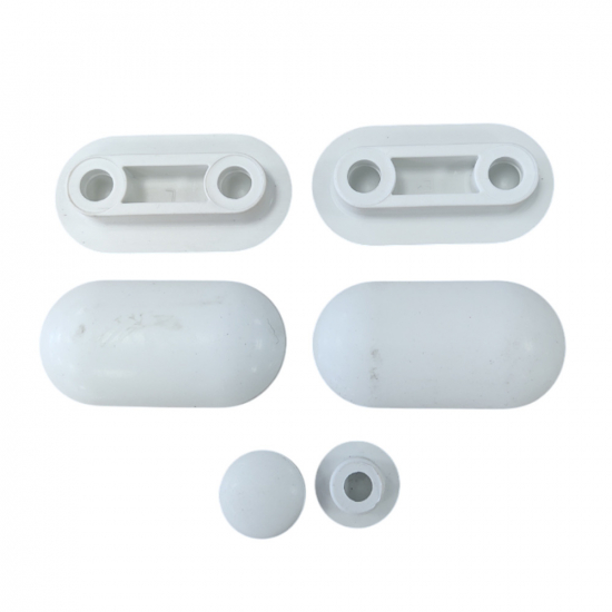 Dolomite Mia Toilet Seat & Cover Buffer Set White VS52701