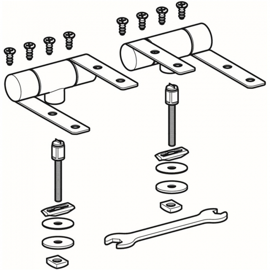 Keramag Preciosa Toilet Seat Hinge Set 598200000