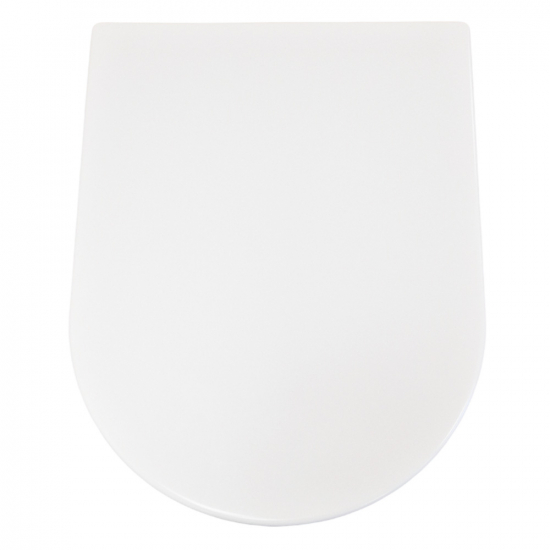 Frontline Compact Rimless Soft Close Toilet Seat & Cover White RAKSEAT011