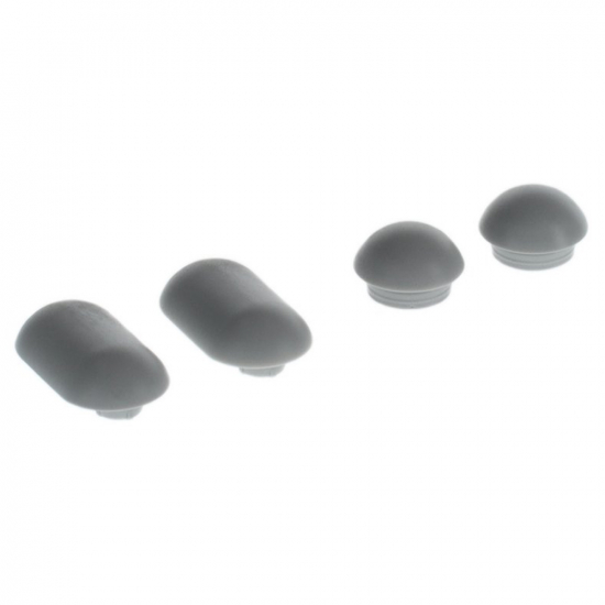 Villeroy & Boch Hommage Toilet Seat and Cover Buffer Set Grey 92209700