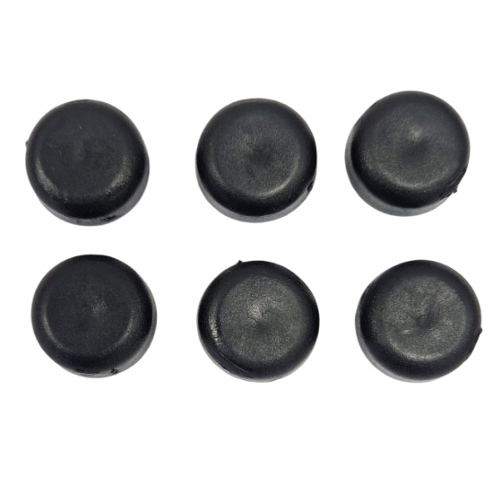 Silverdale Toilet Seat & Cover Buffer Set Black CH.506426